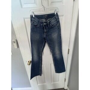 Silver Jeans Suki Women’s Bootcut Jeans Medium Wash Stretch Size 28x32